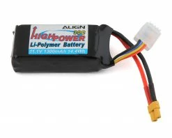 Align 3S Lipo 30C Battery (11.1V/1300mAh) w/XT-30 Connector