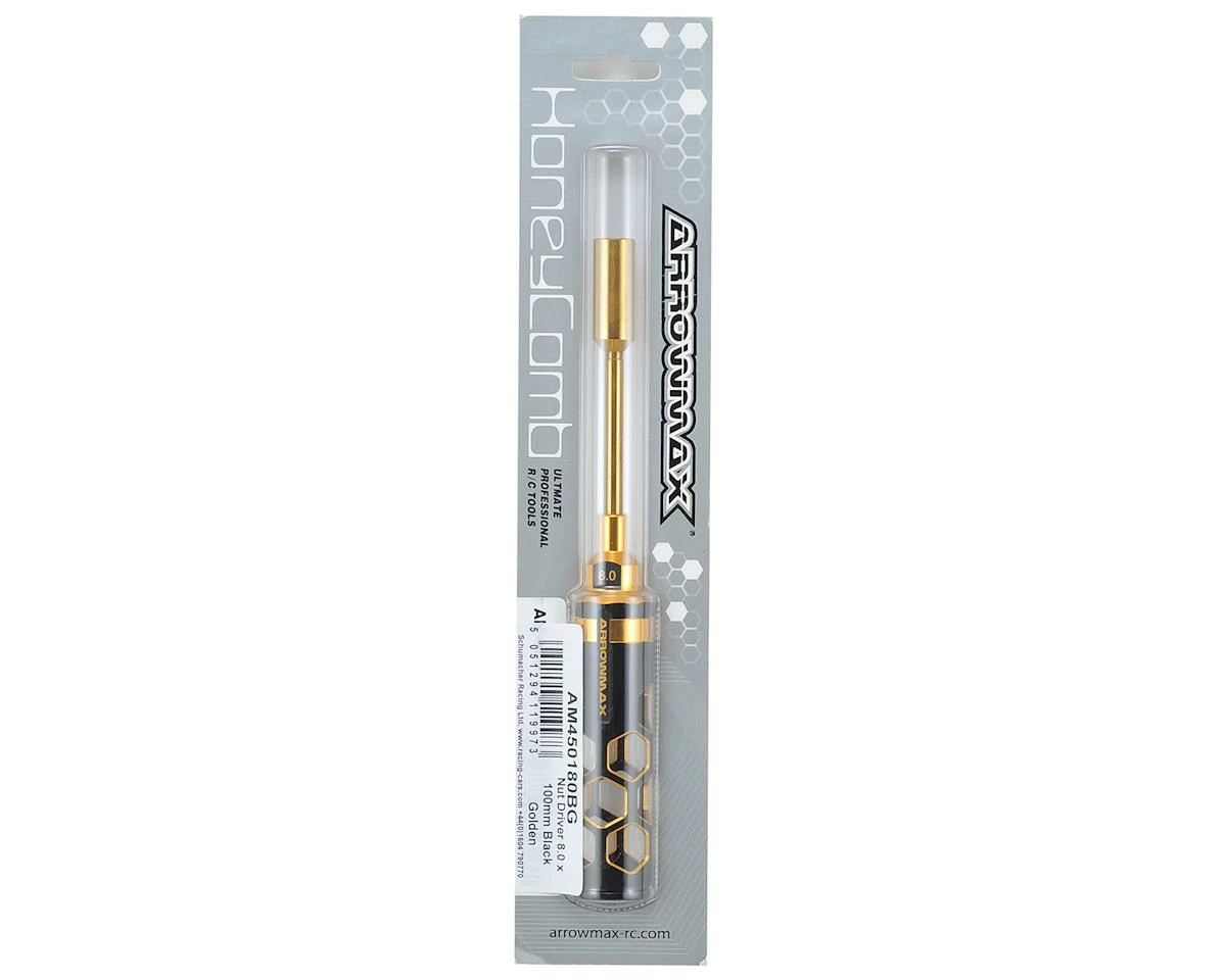 AM Arrowmax Black Golden Metric Nut Driver (8mm) 4 AM Arrowmax Black Golden Metric Nut Driver (8mm) - Image 2