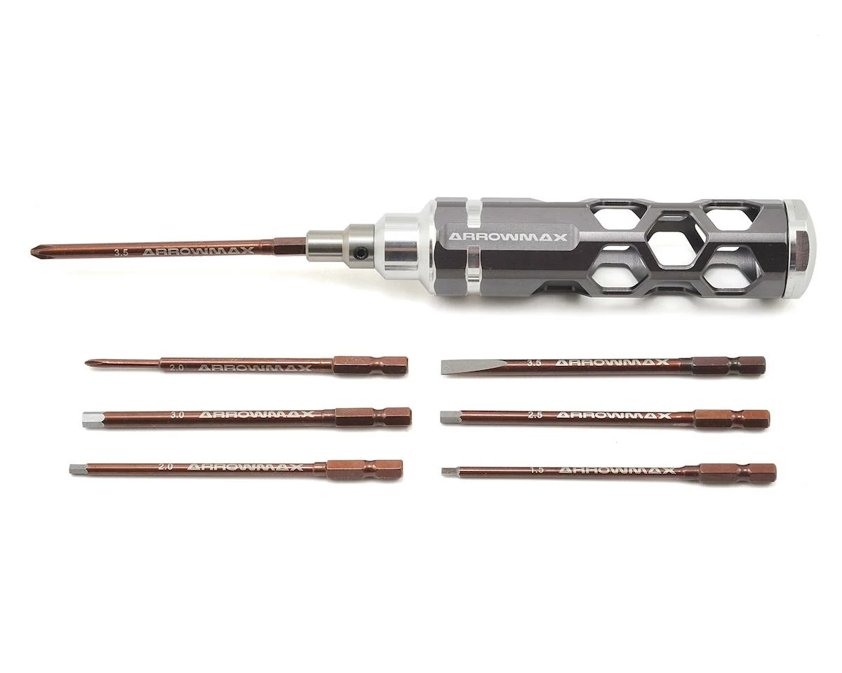 AM Arrowmax Quick Drive Metric Tip Caddy Combo Set (7) 3 AM Arrowmax Quick Drive Metric Tip Caddy Combo Set (7)