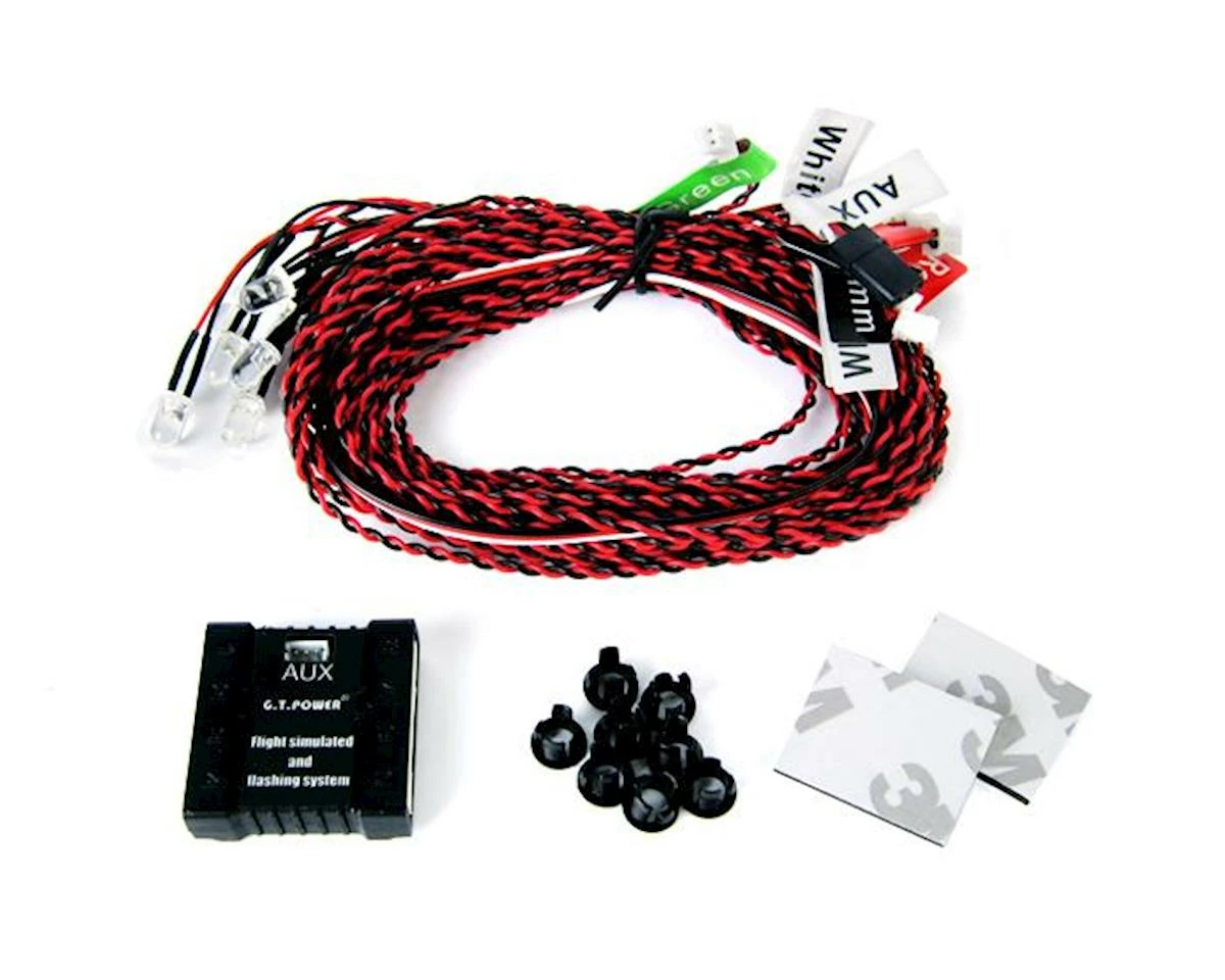 Common Sense RC Deluxe Programmable Realistic LED Lighting Kit for Airplanes and Helicopters 4 Common Sense RC Deluxe Programmable Realistic LED Lighting Kit for Airplanes and Helicopters - Image 2