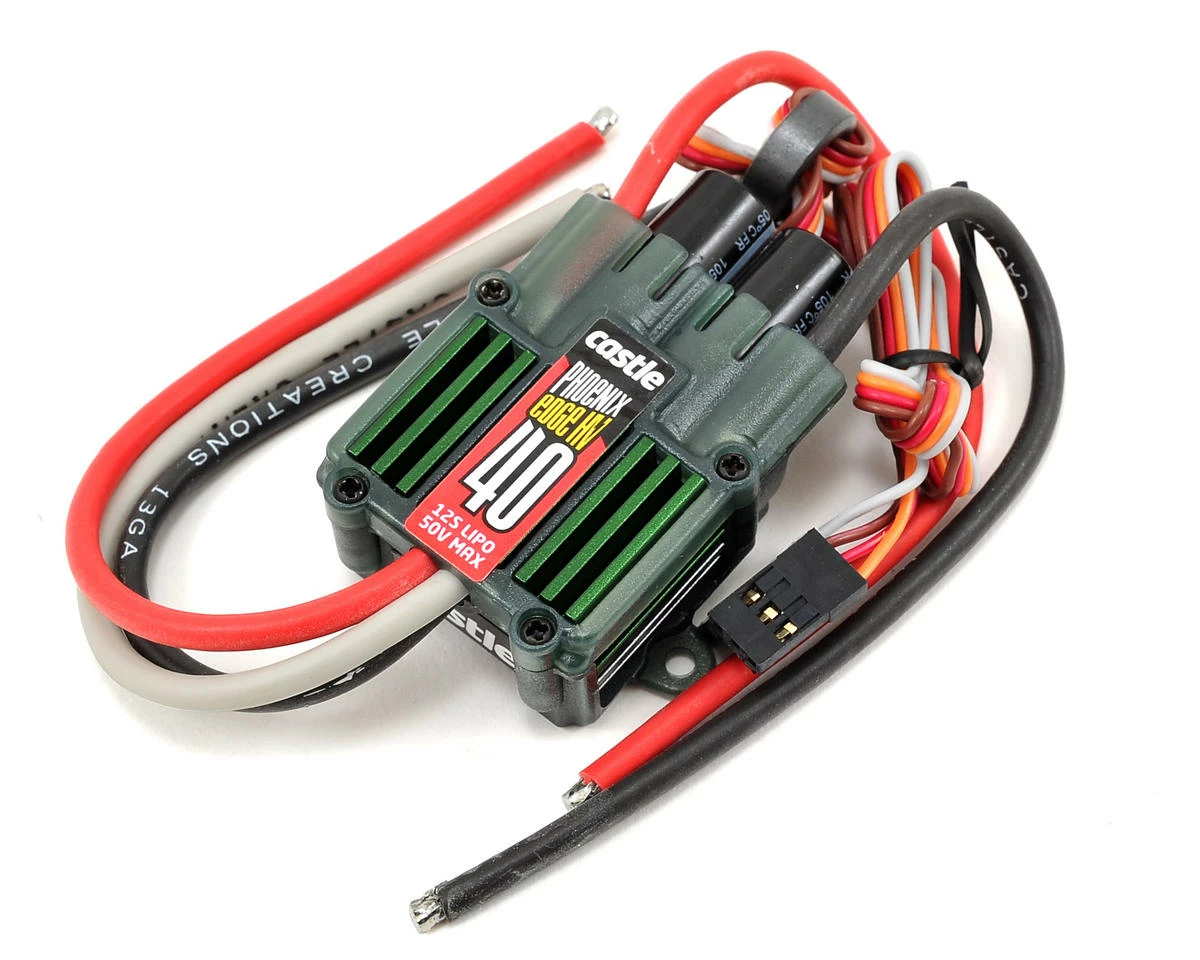 Castle Creations Phoenix Edge 40HV 50V 40-Amp ESC 3 Castle Creations Phoenix Edge 40HV 50V 40-Amp ESC