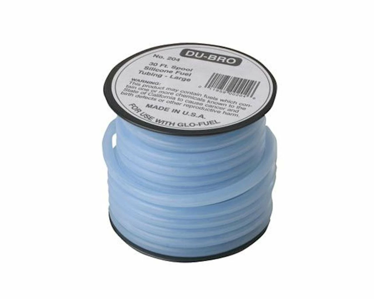 DuBro Large Silicone Fuel Tubing (Blue) (30') 3 DuBro Large Silicone Fuel Tubing (Blue) (30')