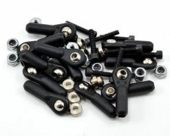 DuBro 6-32 Heavy Duty Ball Link Set (Black) (12)