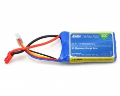 E-flite 3S LiPo Battery 30C (11.1V/450mAh) w/JST Connector