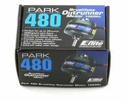 E-flite Park 480 Brushless Outrunner Motor, 1020Kv: 3.5mm Bullet -Helicopters Sales eflm1505 2