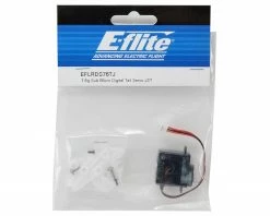 E-flite 7.6-Gram Sub-Micro Digital Tail Servo w/JST -Helicopters Sales eflrds76tj 2
