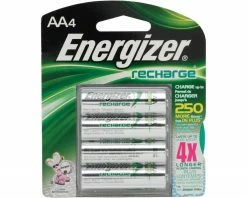 Energizer Rechargeable AA NiMH E² Batteries (4)