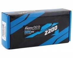 Gens Ace 3s LiPo Battery 25C w/XT-60 Connector (11.1V/2200mAh) -Helicopters Sales gea3s220025x6 1