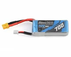 Gens Ace 3s LiPo Battery 60C (11.1V/700mAh) (OMP M2/Logo 200) w/XT-30 Connector