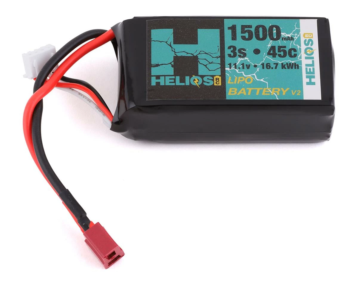 Helios RC 3S 45C LiPo Battery w/Deans Connector (11.1V/1500mAh) 3 Helios RC 3S 45C LiPo Battery w/Deans Connector (11.1V/1500mAh)