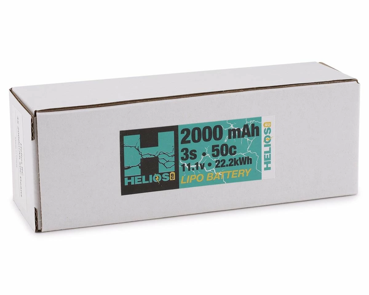 Helios RC 3S 50C LiPo Battery w/Deans Connector (11.1V/2000mAh) 4 Helios RC 3S 50C LiPo Battery w/Deans Connector (11.1V/2000mAh) - Image 2
