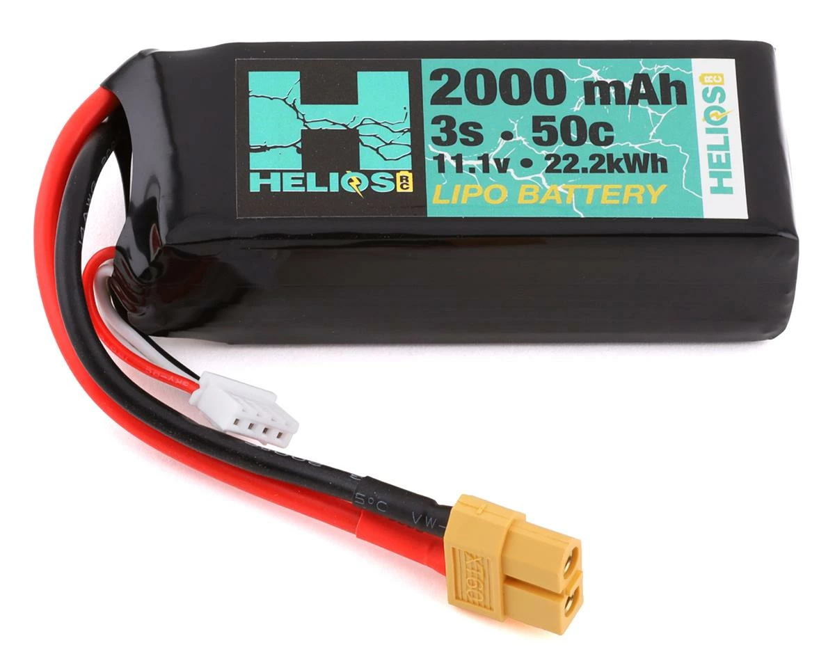 Helios RC 3S 50C LiPo Battery w/XT60 Connector (11.1V/2000mAh) 3 Helios RC 3S 50C LiPo Battery w/XT60 Connector (11.1V/2000mAh)