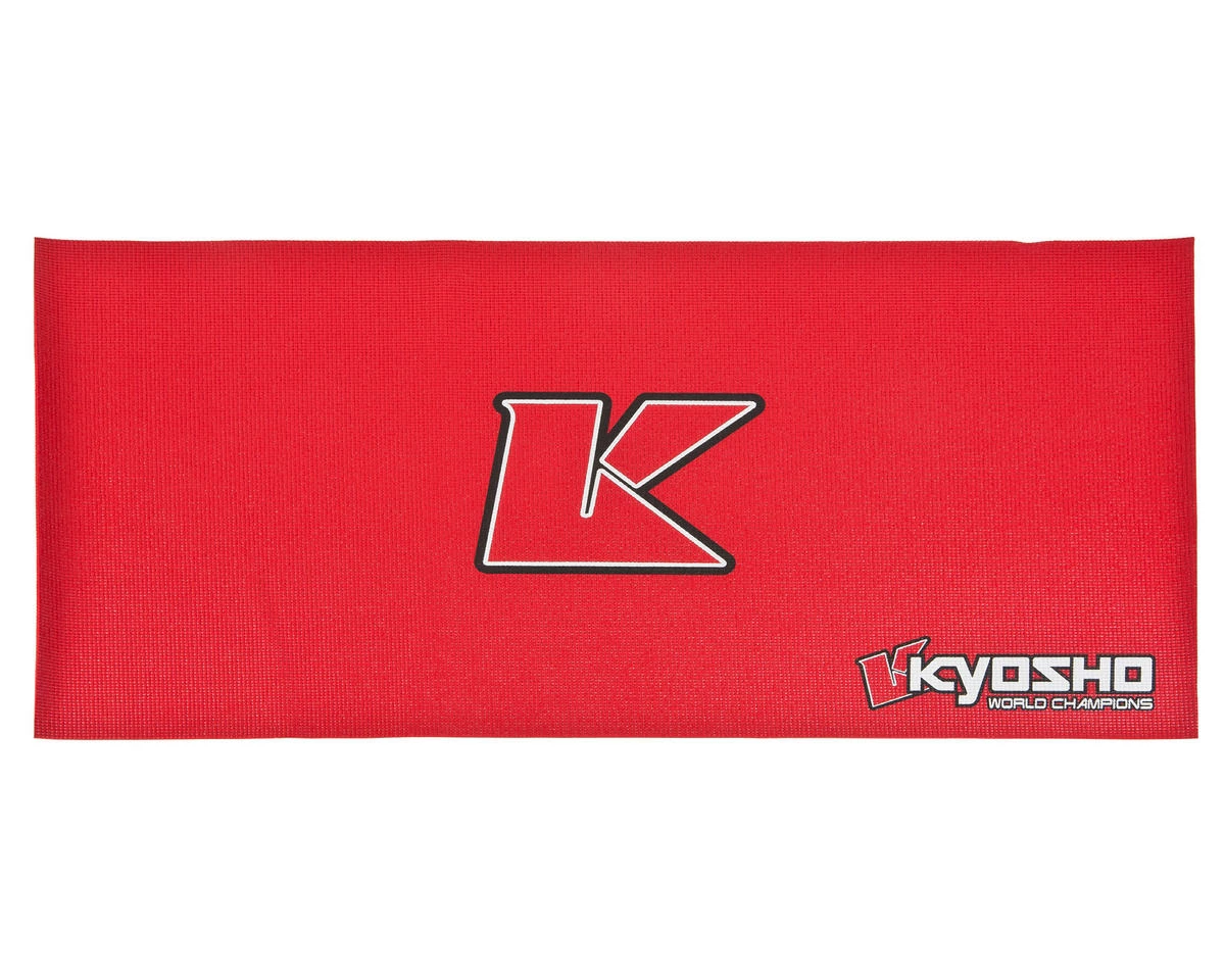 Kyosho Big K 2.0 Pit Mat (Red) (122x61cm) 3 Kyosho Big K 2.0 Pit Mat (Red) (122x61cm)