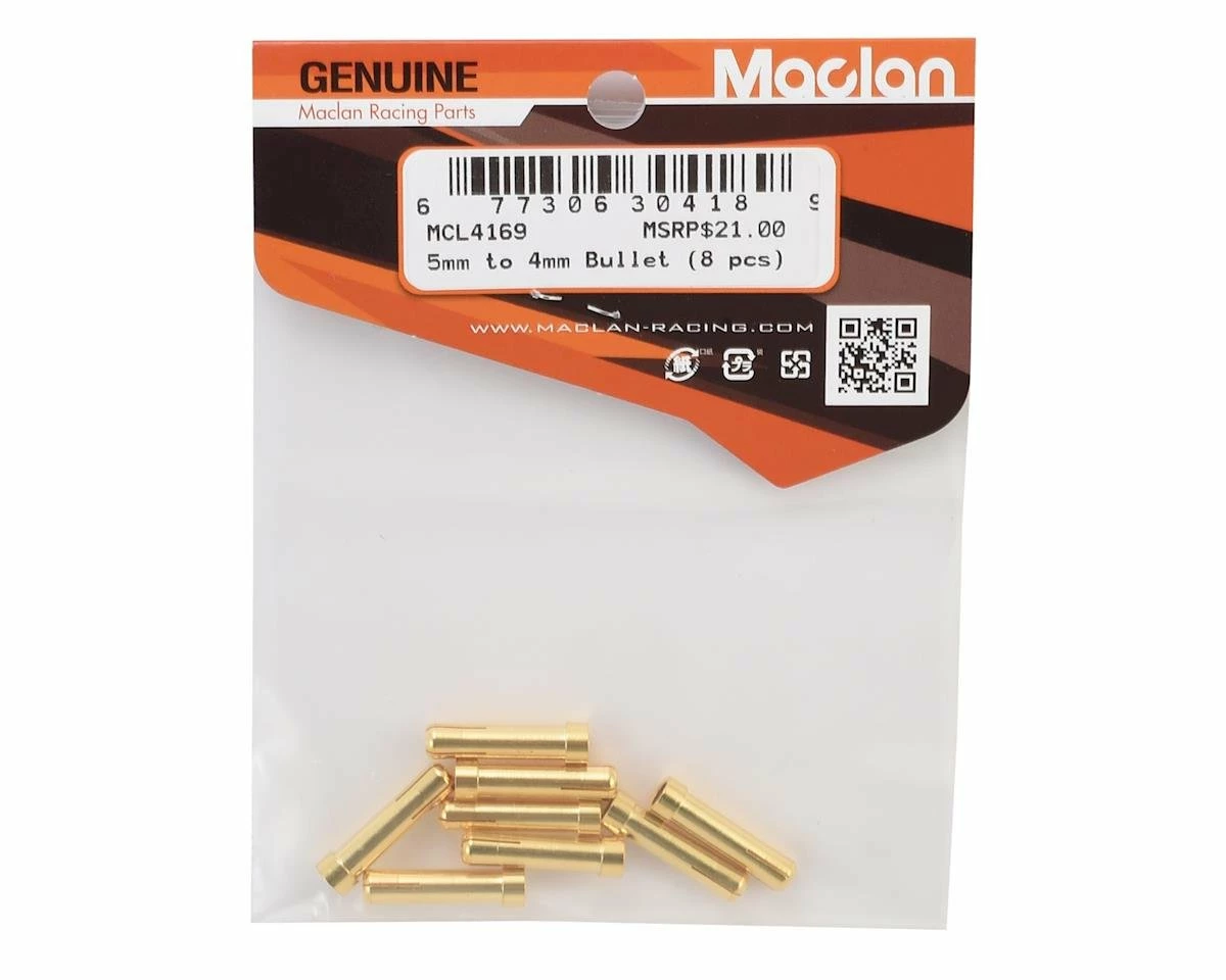 Maclan Max Current 5mm to 4mm Bullet Reducer (8) 4 Maclan Max Current 5mm to 4mm Bullet Reducer (8) - Image 2