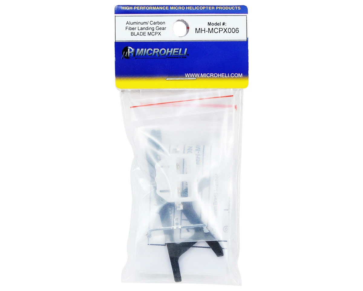 MicroHeli Aluminum/Carbon Fiber Landing Gear Set (mCP X) 4 MicroHeli Aluminum/Carbon Fiber Landing Gear Set (mCP X) - Image 2