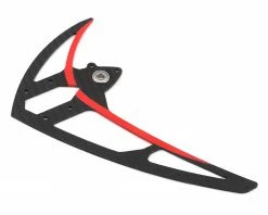 Mikado Logo 550 Carbon Vertical Fin (Red)