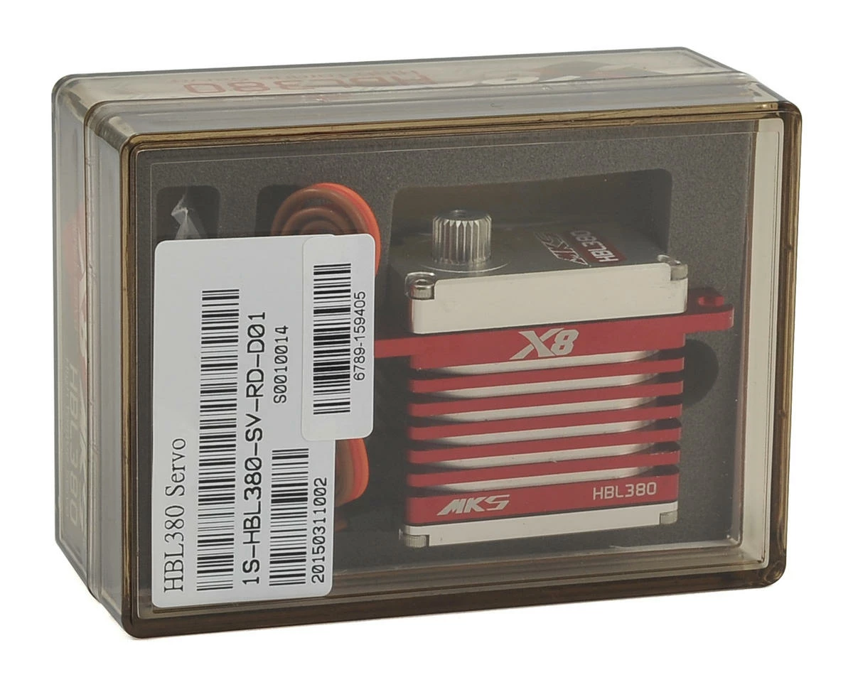MKS Servos X8 HBL380 Brushless Ti-Gear High Torque Large Scale Servo (High Voltage) 5 MKS Servos X8 HBL380 Brushless Ti-Gear High Torque Large Scale Servo (High Voltage) - Image 3