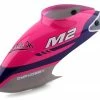 OMP Hobby M2 Plastic Canopy (Purple) -Helicopters Sales omp oshm2119