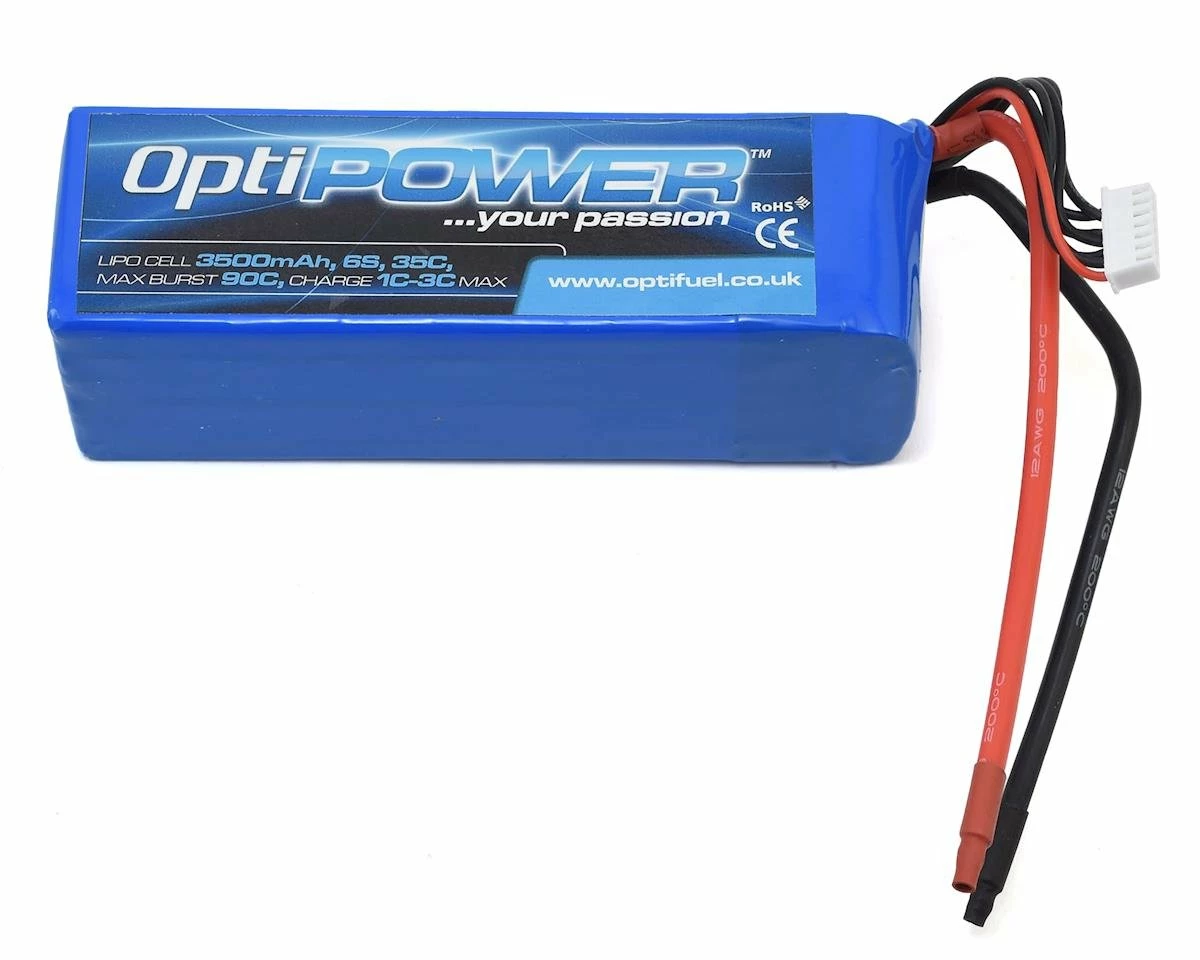 Optipower 6S 35C LiPo Battery (22.2V/3500mAh) 3 Optipower 6S 35C LiPo Battery (22.2V/3500mAh)