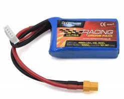 Optipower 4S 50C LiPo Battery (14.8V/450mAh) w/XT-30 Connector