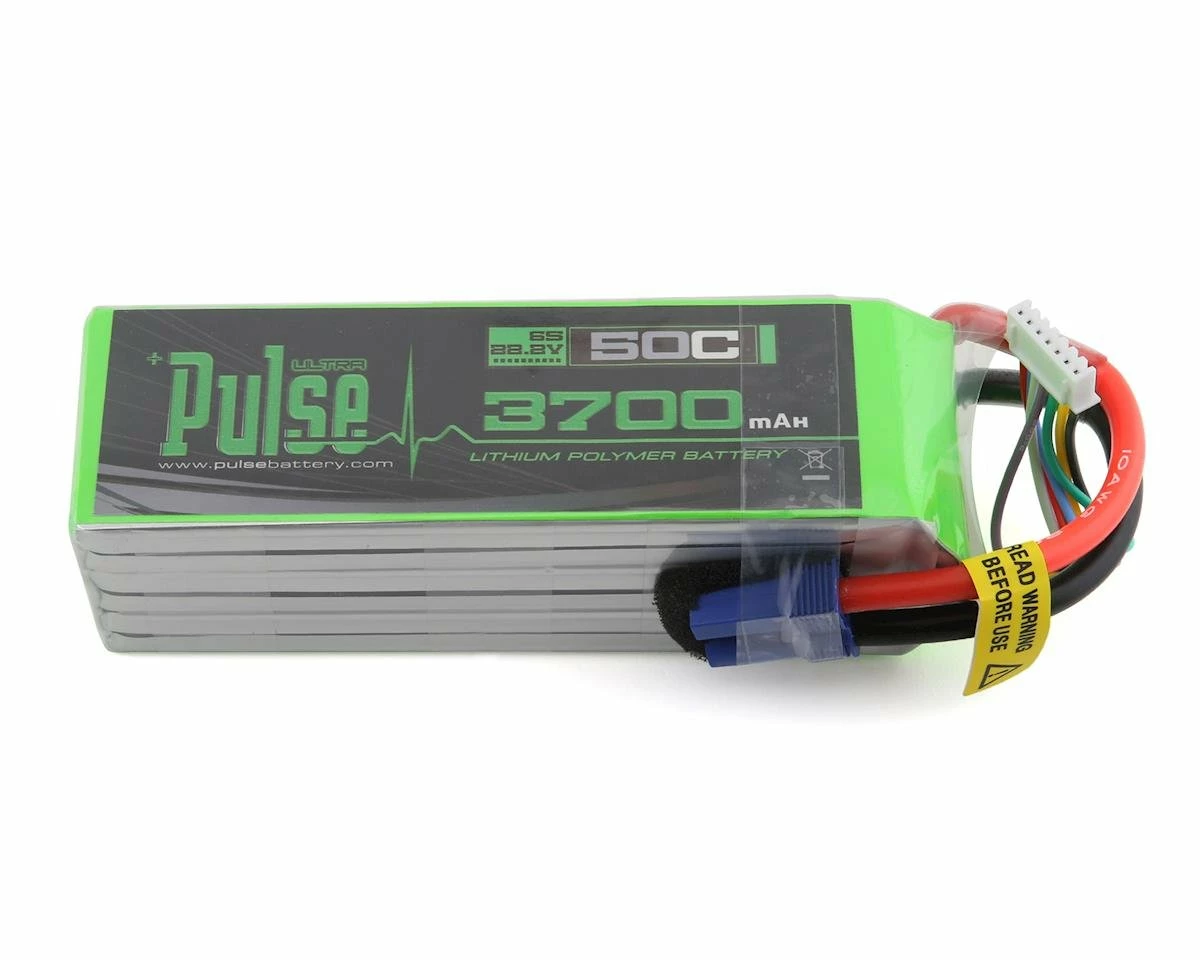 PULSE Ultra Power Series 6S LiPo Battery 50C (22.2V/3700mAh) w/XT60 Connector 3 PULSE Ultra Power Series 6S LiPo Battery 50C (22.2V/3700mAh) w/XT60 Connector