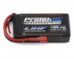ProTek RC 3S 120C Si-Graphene + HV Shorty LiPo Battery (11.4V/4100mAh) w/T-Style Connector
