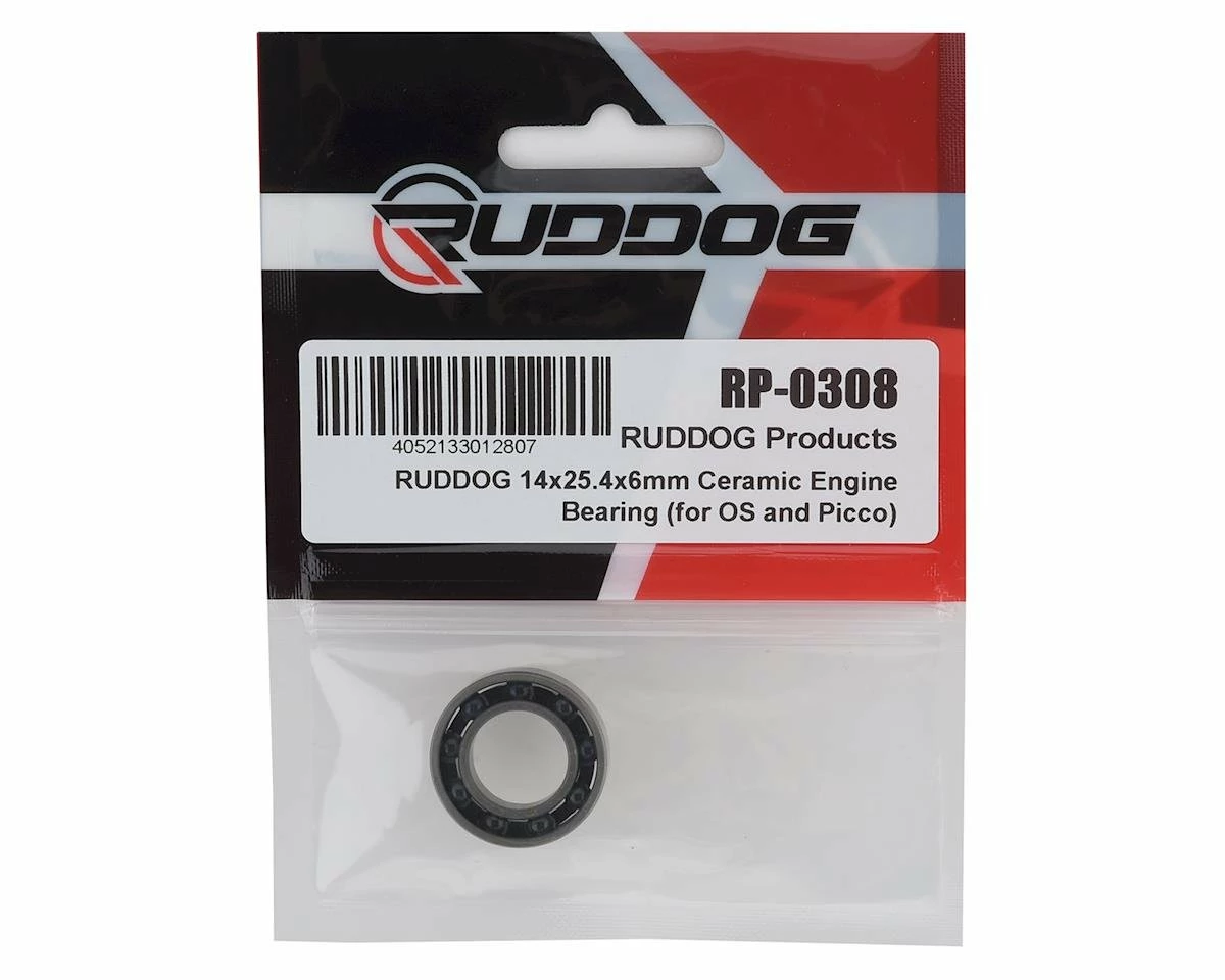 Ruddog 14x25.4x6mm Ceramic Engine Bearing (OS, Picco, ProTek, REDS) 4 Ruddog 14x25.4x6mm Ceramic Engine Bearing (OS, Picco, ProTek, REDS) - Image 2