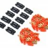 RCPROPLUS D4 Supra X Battery Connector Set (10 Sets) (12~14AWG) -Helicopters Sales rppreb4812d4p10h20