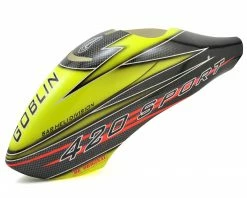 SAB Goblin Sport Canomod Airbrush Canopy (Yellow/Black)