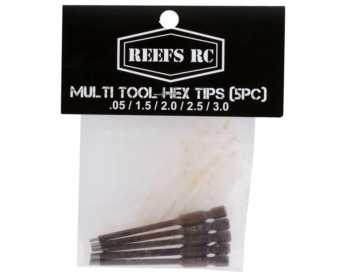 Reefs RC Mulitool Metric Hex Driver Bits (5) (5mm Drive) 4 Reefs RC Mulitool Metric Hex Driver Bits (5) (5mm Drive) - Image 2