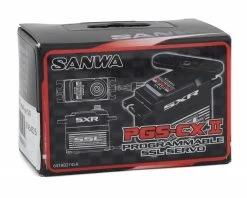 Sanwa/Airtronics PGS-CX II Hi-Torque Programmable Servo (High Voltage) -Helicopters Sales snw107a54525a 2