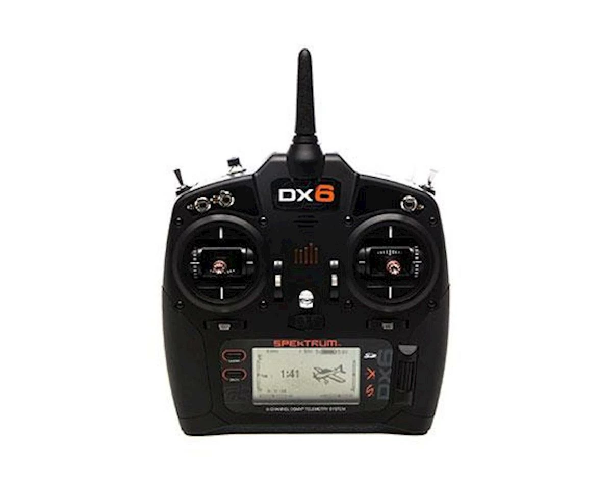 Spektrum RC DX6 G3 2.4GHz DSMX 6-Channel Radio System (Mode 2) w/AR6600T Telemetry Receiver 3 Spektrum RC DX6 G3 2.4GHz DSMX 6-Channel Radio System (Mode 2) w/AR6600T Telemetry Receiver