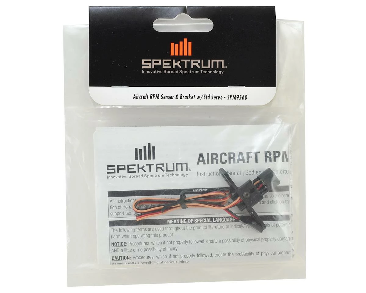 Spektrum RC Aircraft RPM Sensor & Bracket w/Std Servo Connector 4 Spektrum RC Aircraft RPM Sensor & Bracket w/Std Servo Connector - Image 2