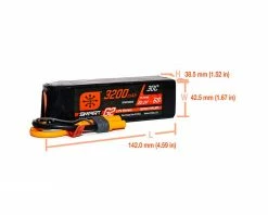 Spektrum RC 6S Smart G2 LiPo 30C Battery Pack (22.2V/3200mAh) w/IC5 Connector 7 Spektrum RC 6S Smart G2 LiPo 30C Battery Pack (22.2V/3200mAh) w/IC5 Connector -Helicopters Sales spmx326s30 2