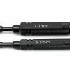 ST Racing Concepts Aluminum 1-Piece Metric Nut Driver Set (5.5mm/7.0mm) (Black) -Helicopters Sales spta755bk