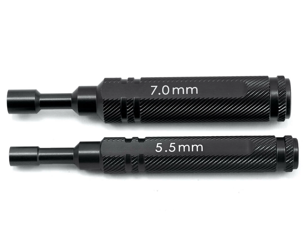 ST Racing Concepts Aluminum 1-Piece Metric Nut Driver Set (5.5mm/7.0mm) (Black) 3 ST Racing Concepts Aluminum 1-Piece Metric Nut Driver Set (5.5mm/7.0mm) (Black)