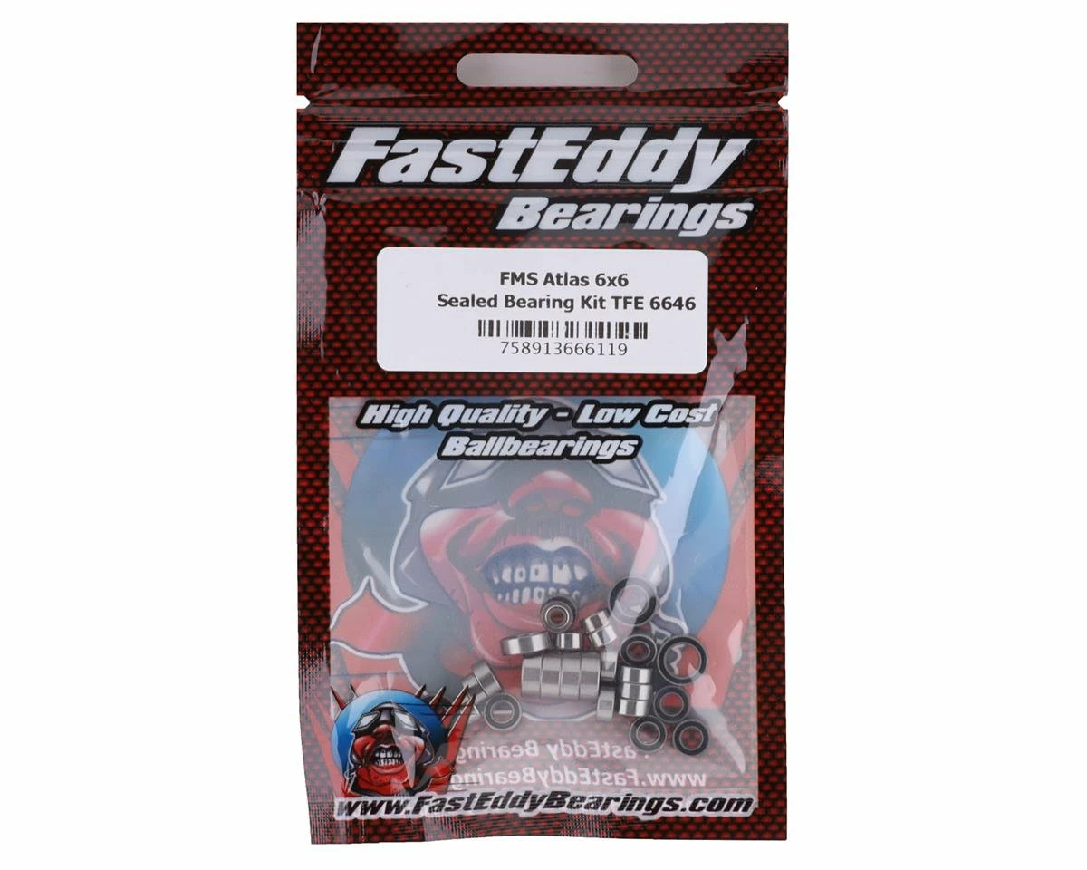 FastEddy FMS Atlas 6x6 Sealed Bearing Kit 3 FastEddy FMS Atlas 6x6 Sealed Bearing Kit