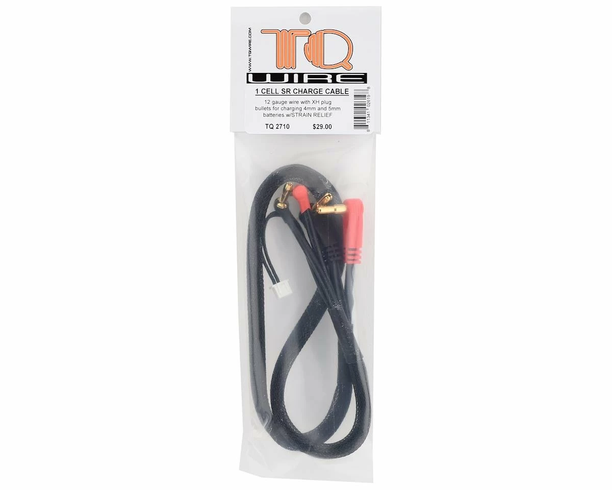 TQ Wire 1S Charge Cable w/4mm & 5mm Bullet Connector (2') 4 TQ Wire 1S Charge Cable w/4mm & 5mm Bullet Connector (2') - Image 2