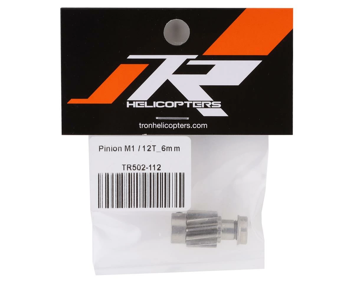 Tron Helicopters 6mm Mod 1 Motor Pinion (12T) 4 Tron Helicopters 6mm Mod 1 Motor Pinion (12T) - Image 2