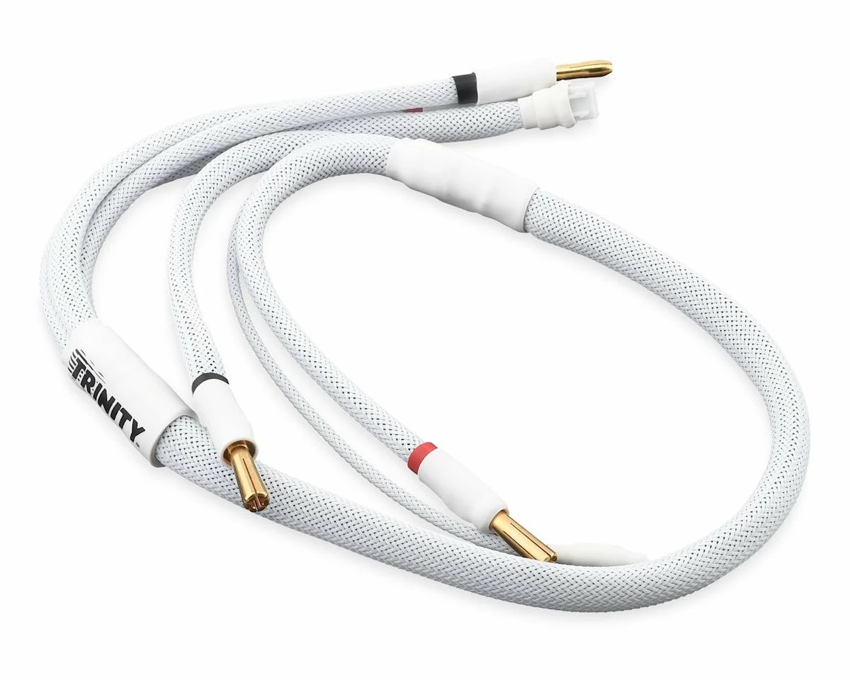 Trinity 2S Pro Charge Cables w/5mm Bullet Connector (White) 3 Trinity 2S Pro Charge Cables w/5mm Bullet Connector (White)