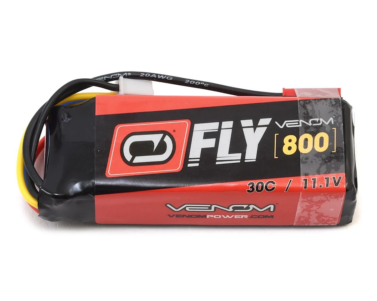 Venom Power Fly 3S 30C LiPo Battery (11.1V/800mAh) w/JST Connector 3 Venom Power Fly 3S 30C LiPo Battery (11.1V/800mAh) w/JST Connector
