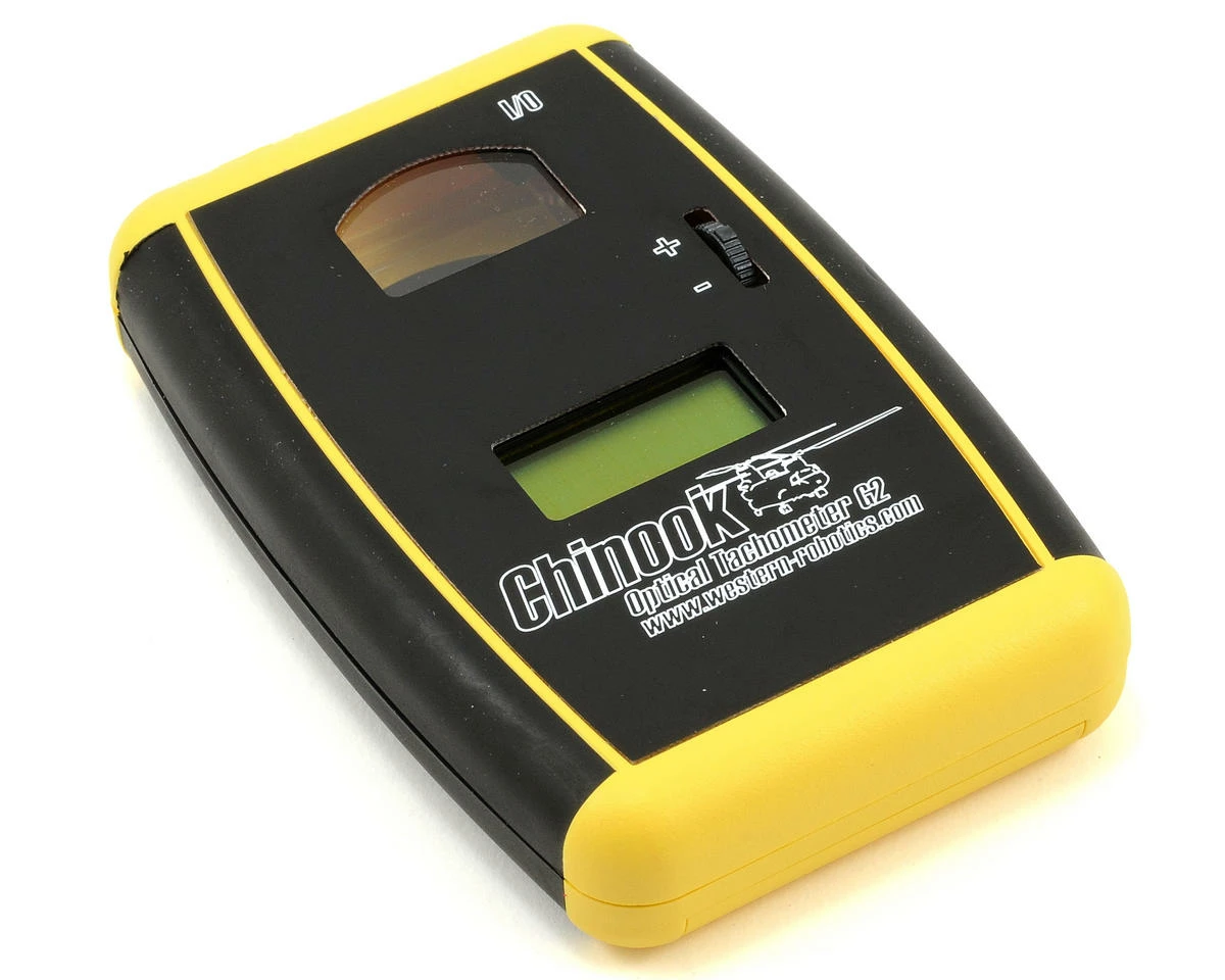 Western Robotics Chinook G2 Elite Optical Tachometer (Yellow) (2-4 Blades) 3 Western Robotics Chinook G2 Elite Optical Tachometer (Yellow) (2-4 Blades)