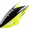 XLPower Protos 480 Fiberglass Canopy (Yellow) -Helicopters Sales xlp48c03