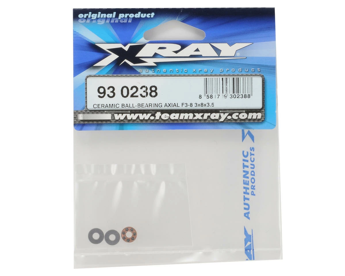 XRAY F3-8 3x8x3.5mm Ceramic Axial Thrust Bearing 4 XRAY F3-8 3x8x3.5mm Ceramic Axial Thrust Bearing - Image 2